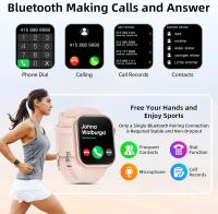Reloj inteligente para hombre y Mujer con función de Llamada, Reloj Deportivo para Mujer 1,85, más de 140 Modos Deportivo - details 1