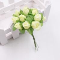 12pcs Bouquet De Flores Artificiales Rosa De Seda De 2cm Para Decoración De Boda DIY Scrapbook Wreath Caja De Regalo Y Artesanía - details 19
