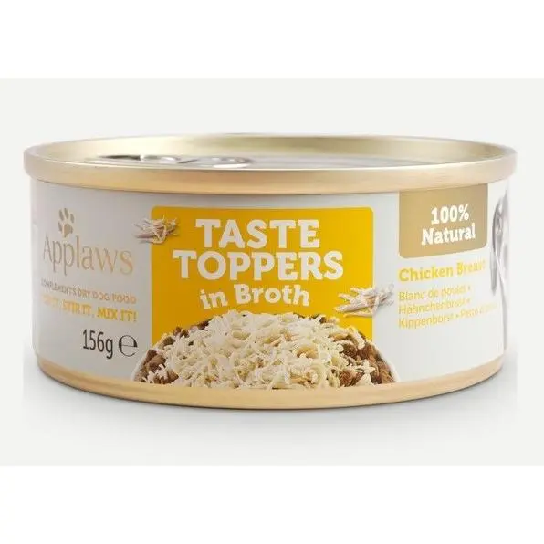 Applaws Lata Topper Perros Pollo en Caldo  Comida húmeda en lata para perros - 1