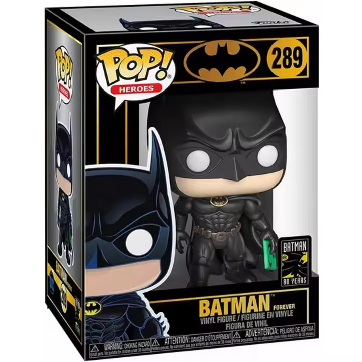 Funko - Figura Pop Dc Batman 80Th Batman 1995 - Funko Pop Coleccionable De Edición Limitada - Funko Pop Diseño Detallado Y Realista - Funko Pop Ideal Para Regalo - Funko Pop Gran Variedad De Personajes - 1