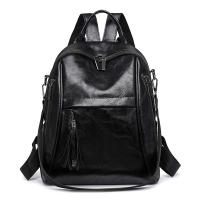 Mochila para mujer, sencilla, retro, para viajes, ocio, multifuncional, de gran capacidad, tipo bandolera - details 0