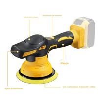 Polisiniador Eléctrico Para Coche Con Batería Dewalt/Makita Herramienta De Brillo Y Sellado De Láminas De 6 Pulgadas Para DIY En El Hogar - details 0