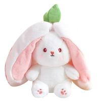 Juguete De Peluche Divertido Joy Kawaii En Forma De Zanahoria Y Fresa Que Se Transforma En Conejo Regalo De Cumpleaños O Navidad Para Niños - details 3