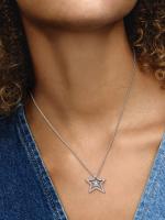 Pandora - Collar con Estrella asimétrica pavé - Plata de Legislación - details 3