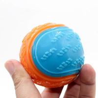 Juguetes Interactivos Para Perros 6Pcs Bolas Sonoras De TPR Masticables Resistentes Mordedor Para Limpieza De Dientes Suministros Para Mascotas - details 3