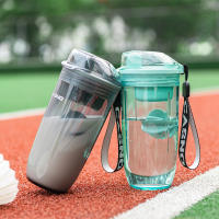 Botella Deportiva De 400ml Con Tapón De Mezclador Y Filtro Para Proteínas Y Té BPA Libre Resistente Al Relleno Durable Para Adultos - details 1