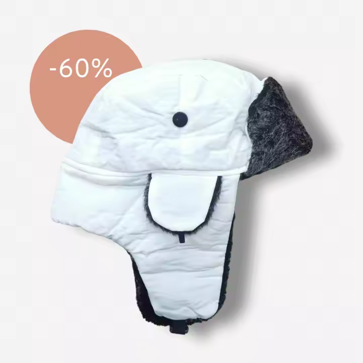 Gorro Unisex Niños Invierno Trapper Aviator Trooper Oreja Cálido Ruso Esquí Sombrero Ushanka - 1