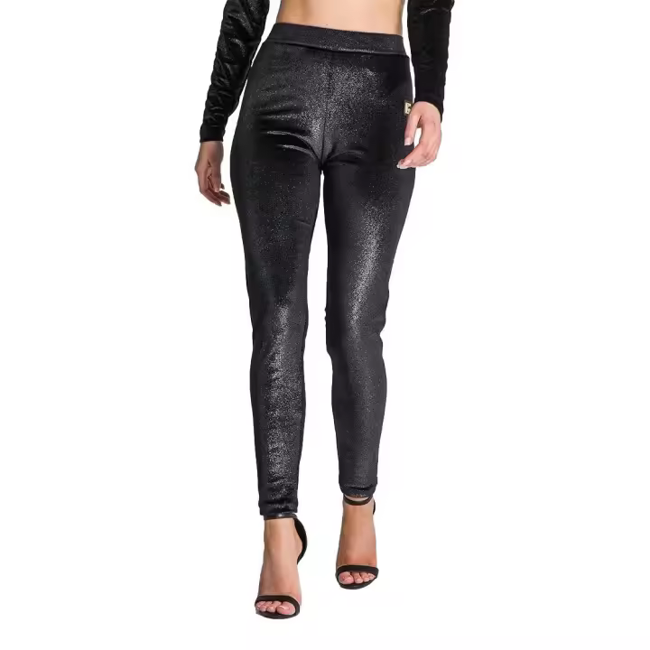 Leggins Gianni Kavanagh Metal Novel Negro - 1