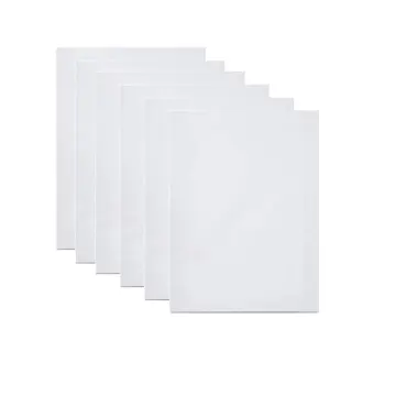 Lienzo Blanco Para Pintar Acan - 40x50x1.5 Cm, Algodón Sobre Marco De Madera De Roble