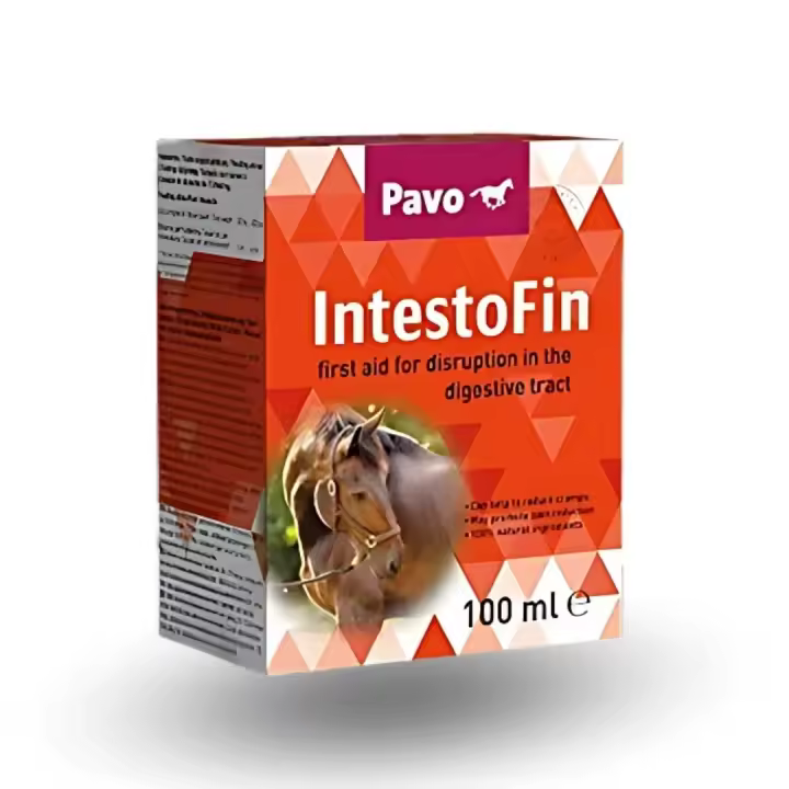 Suplemento Digestivo para Caballos PAVO IntestoFin 100 ml - Refuerzo Intestinal y Bienestar Digestiv - 1