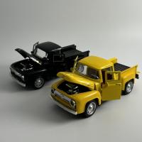 Modelo De Camión Rojo En Metal 1/32 Miniatura De Coche De Acción Con Devolución Al Retroceso Para Colección Decorativa Juguete Para Niños Y Niñas Regalo De Navidad Y Año Nuevo - details 4