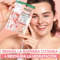 Garnier Tissue Mask Mascarilla Facial de Tejido Reparadora con 2 millones de fracciones de Probióticos para una Piel Iluminada y Saludable - details 1
