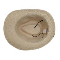 Kebedo Moda Sombrero Paja Beige Fedora Unisex | Estilo Panamá Retro Diseño Borsalino | UPF 50+ |  ¡Protección y Estilo! - details 1