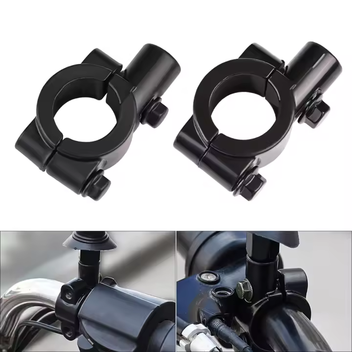 Soporte De Espejo Retrovisor Para Motocicleta 1PC 8MM / 10MM Modificado Adaptador De Manillar Y Asiento Moto Accesorios De Lado - 1