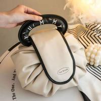 Bolsa De Maquillaje Grande Portátil Impermeable Con Cuerda Para Viajes Baño De Playa Y Gimnasio Almacenamiento De Herramientas De Maquillaje - details 10