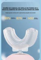 Cepillo De Dientes Eléctrico Para Niños En Forma De U Silicona Cartoon Inteligente 360 Grados Cepillo Sonic Recargable Automático - details 9