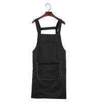 Delantal De Cocina Resistente Al Agua Y Aceite De Color Sólido Moda Para Hombres Y Mujeres Delantal De Trabajo Sin Mangas Para El Hogar - details 5