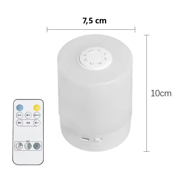 Lámpara De Noche LED Toque Recargable Para Mesa Iluminación De Dormitorio Ajustable Decorativa Para Lectura Y Decoración - 1