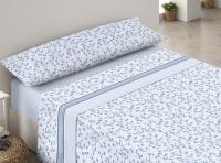 Juego de sábanas pirineo invierno 120 g – Iris Azul bajera 30 cm + largo 200 cm – camas 90 | 105 | 135 | 150 y 180 cm| Mercatienda.es - details 1