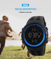 Reloj Deportivo De Moda SKMEI Para Hombres Multifuncional Resistente Al Agua 5Bar Reloj Digital Con Alarma Cronógrafo - details 0