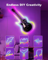 Luces Neón RGBIC Fita LED Con Sincronización De Música Bluetooth Luces LED Para TV Decorativas Inteligentes ZENGGE APP Luminoso Y Impermeable Para Dormitorio - details 9