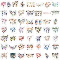 50PCS Pegatinas De Lanternas En PET Material Impermeables Para Equipaje Patineta Vaso De Bebida Y Motocicleta DIY - details 4