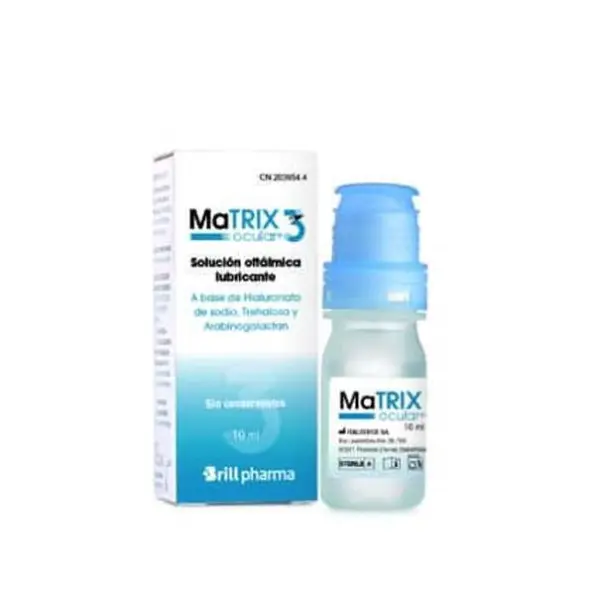 Matrix Ocular 3 Solucion Oftalmica Lubricante 10 Brill Pharma - 1