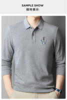 Camisa POLO Para Hombre De Algodón 100% Bordada De Manga Larga Estilo Casual Elegante Para Primavera Y Otoño Paul - details 13