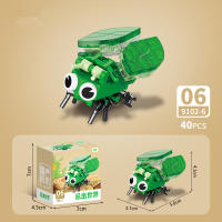Bloques De Construcción De Animales Del Mundo Insecto Scorpion Mantis Hormiga Araña Pájaro Marino Regalo Para Niños Adornos De Escritorio Bloques Pequeños Compatible Con Lego ABS Sin Batería - details 34