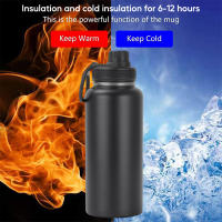 Botella Termo De Acero Inoxidable 1000ML Gran Capacidad Aislada Doble Capa Vaciado Para Viajes Y Exteriores Resistente Al Agua - details 1