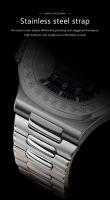 Reloj De Hombre POEDAGAR Lujo Cuadrado Impermeable Luminoso Con Fecha Reloj De Pulsera Casual De Acero Inoxidable Quartzo - details 11