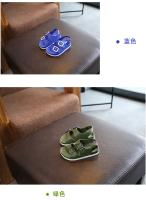 Sandalias De Cuero Para Niños Verano Antideslizantes Deportivas Casuales Con Hebilla Para Playa Zapatos Suaves Para Bebés Y Niños De 1 a 4 Años - details 1