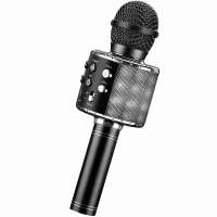 Micrófono Karaoke Bluetooth ALMALUX 4 en 1, Altavoz 5W, Grabador y Cambiador de Voz, Efecto Eco, Regalo Infantil y Fiestas - details 0