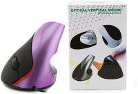 Ratón vertical ergonómico Ratones ópticos con cable USB 1600 DPI 5 Botones Ratón para juegos para computadora portátil con cable de 5.58 pies (para manos pequeñas) - Color Morado Púrpura - details 1