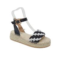 Eva Zorteon- Sandalias Mujer Plana Yute,Alpargata plataforma Verano. Marca TULIPANO. - details 7