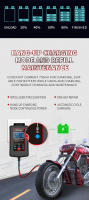 Cargador Inteligente De Batería Automático 6V 12V 2A Para Coche Motocicleta Motosierra Ytractores Batería De Plomoácido AGM GEL Toy - details 5