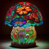 Lámpara De Mesa LED Creativa Con Diseño De Plantas Fungus Y Caracol Iluminación Nocturna Colorida Para Decoración Del Hogar Y Dormitorio - details 17