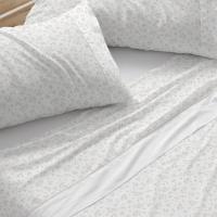 Juego de Sábanas Floral Greige Tacto Suave | Planchado Fácil | 5 Medidas Disponibles | Ideal Para Todo el Año - details 0