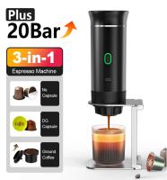 Portable Cordless Electric Espresso Machine for Car, Home, Camping 3 in 1 Capsule Powder Travel Coffee Machine - details 0