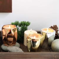 Vela con madera de pino, vela de soja natural para el invierno y el hogar, 65 horas de tiempo de combustión, oferta de olla de cerámica, 285G - details 3