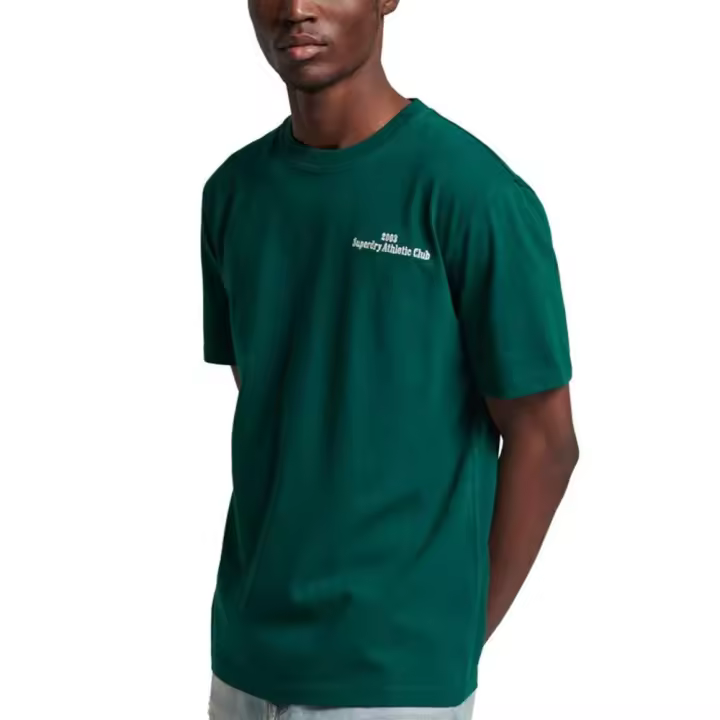 Camiseta de Manga Corta Code Ath. Club, Marca Superdry, Color Verde, Talla XL, Para Hombre - 1