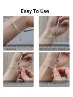 Herramienta De Ayuda Para Pulseras Y Joyas 1PC Equipo De Cierre Y Enganche Para Pulseras Collares Relojes Cremalleras De Metal Inoxidable - details 7