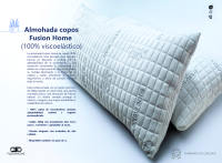 Almohada Viscoelástica Aloe Vera 100% Copos Viscoelástica - Ergonómica y Termorreguladora - Firmeza Media/Alta - FusionHome - details 0