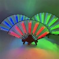 Abanico Portátil Con LED Para Fiestas Y Noches DJ Cambio De Color Decoración De Bar Club Sala De Baile Abanico Fluorescente - details 6