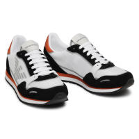 Emporio Armani Zapatillas Hombre Blanco Negro X4X537 XM678 Q093 - details 1