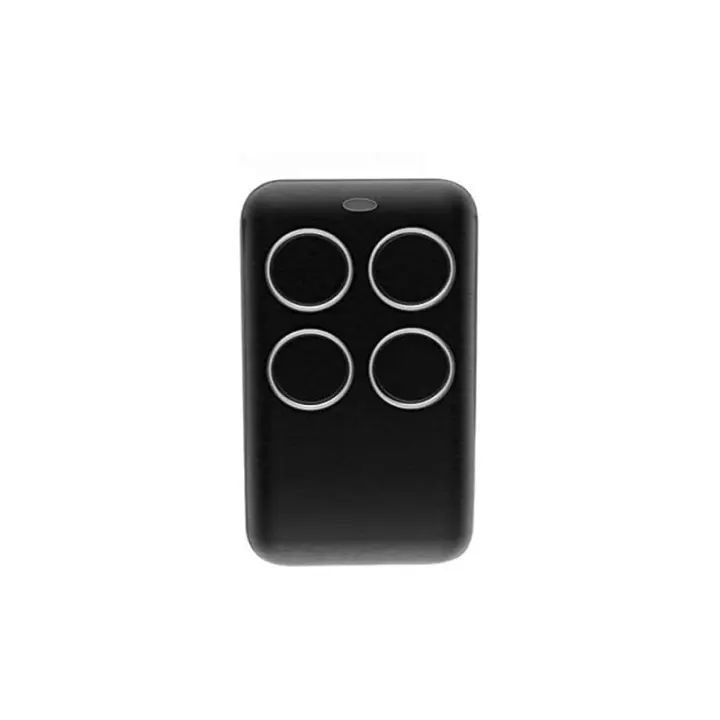 Transmisor 433 MHz radio control remoto, mando universal, transmisor de mano universal, radio control remoto de 4 canales, para puerta de garaje, sistemas de seguridad, código fijo y rodante - 1