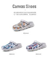 Sandalias Casuales Para Hombre Verano 2024 Plana Mocasines De Playa Estilo Crocs Suave Clog Moda Leisure Transpirable - details 4