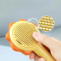Cepillo Mágico Para Mascotas 10Pcs Limpieza Y Masaje Para Perros Y Gatos Cepillo Desplumador Para Animales De Compañía Material Plástico - details 1