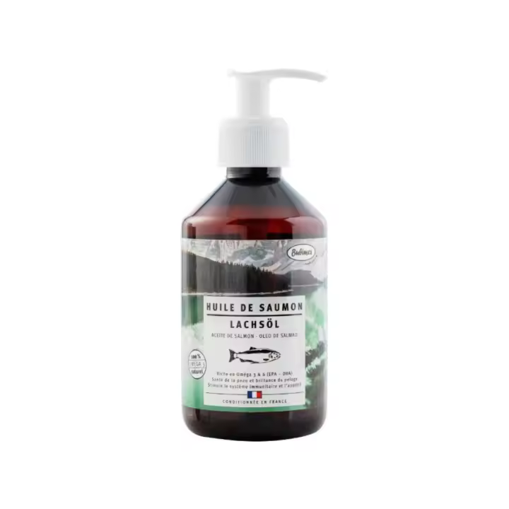 BUBIMEX Aceite de Salmón Suplemento Alimenticio para Perros y Gatos 125ML - 1