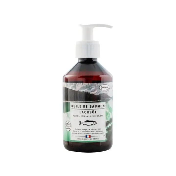 BUBIMEX Aceite de Salmón Suplemento Alimenticio para Perros y Gatos 125ML - 1